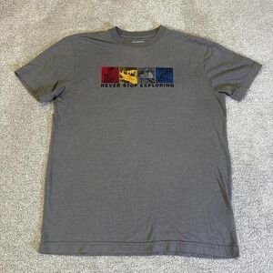 The North Face Never Stop Exploring Gray T-Shirt Men's Medium